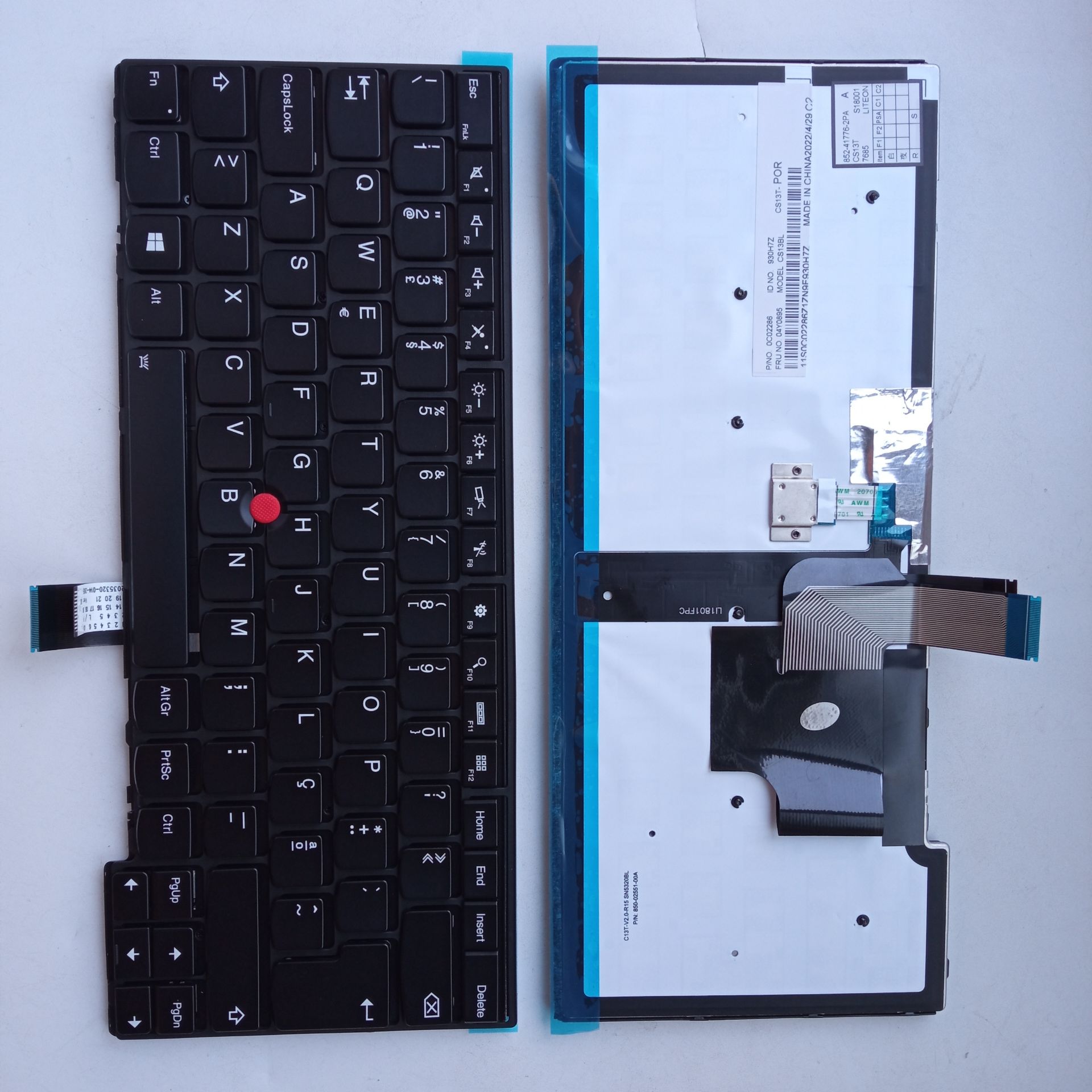 Picture of New Replacement Laptop Keyboard For IBM E431/T440/T460/E440/T431/L440/T450/L450 BLACK FRAME BLACK With Point Backlit (OEM) PO Layout